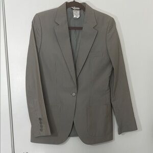 SOLD Chloe Classic Gray 100% Cotton Striped Blazer